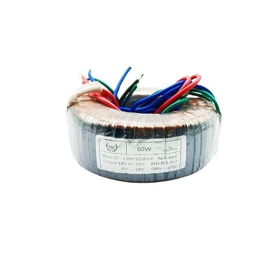 acheter Transformateur à basse fréquence personnalisé de 60 W Transformateur toroïdal 110V 220V 230V à 12V 15V 18V Pour amplificateurs de puissance audio fabrication en ligne