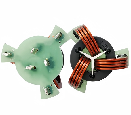 acheter Inducteur à étouffement en mode commun à trois phases à courant élevé à base de ferrite toroïdale à bobine de fil de cuivre plat fabrication en ligne