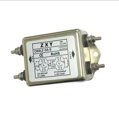 acheter CW4L2-3A-S 115/250V Plug en phase unique AC Filtre de puissance à double étage Filtre EMI fabrication en ligne