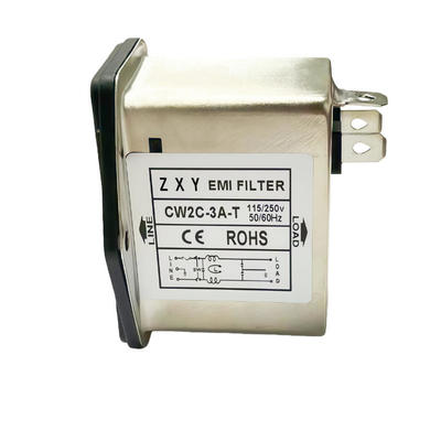 acheter CW2C-3A-T Socket Power Filter with Light Safety Switch Metal Case for EMI Filter fabrication en ligne