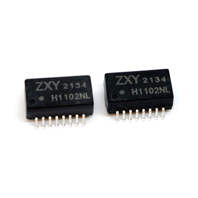 100 / Ethernet gauche simple Lan Transformer 24PIN SMD de profil bas de 1000 BASE-T