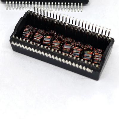 Réseau Lan Isolation Transformer module gauche simple de profil bas de 100/1000 BASE-T