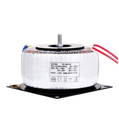 Transformateurs à basse fréquence personnalisés 12V 0 12V Transformateur toroïdal 24V 0 24V