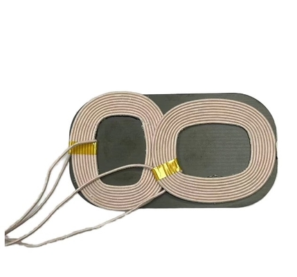 Coil de recharge sans fil à double bobine de 15 watts personnalisé pour la recharge du téléphone portable