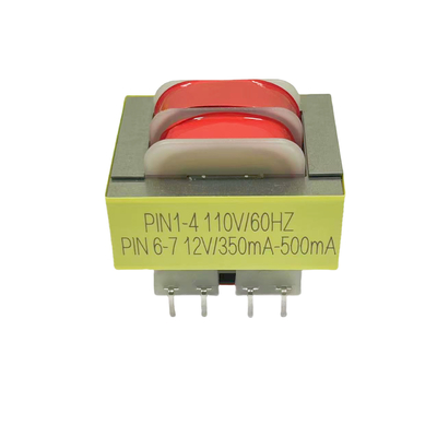 Transformateur à basse fréquence EI41 Transformateur de puissance broches 4+4 110V-12V