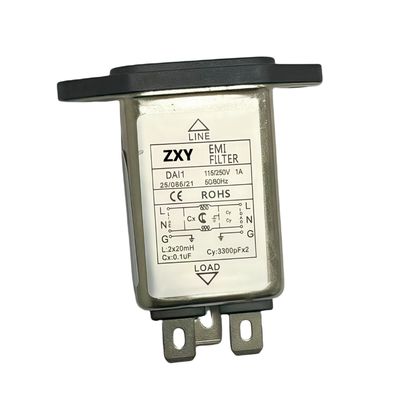 Filtre EMI enfichable pour filtre d'alimentation CA monophasé - Interférence électromagnétique