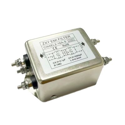 Filtre haute performance 115/250V CW4EL2-16A-S, filtre EMI de puissance à boulon de purification