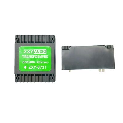 ZXY6731 150 Hz à 600 Hz 40Vrms Transformateur d'isolation audio pour la transmission de signal avec suppression du bruit en mode commun